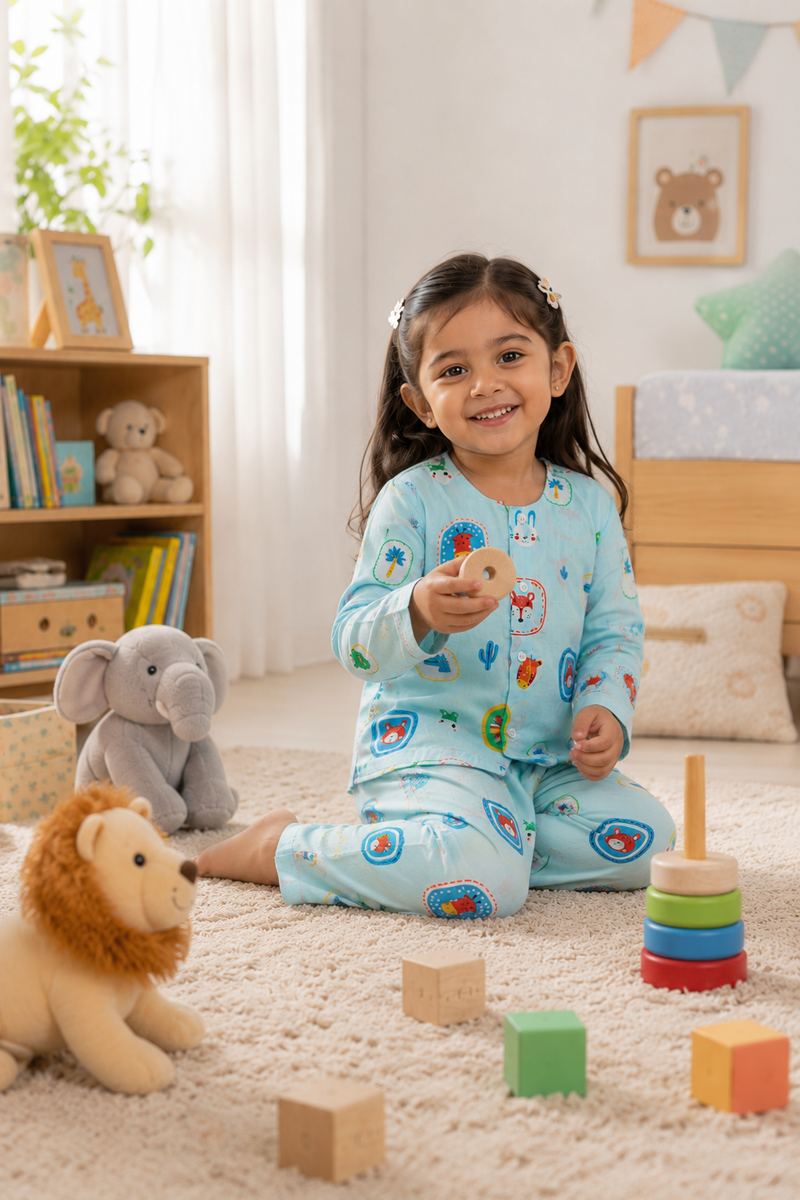 Picture This - 60s Count Premium 100% Cotton Poplin | Soft Unisex Set for Kids