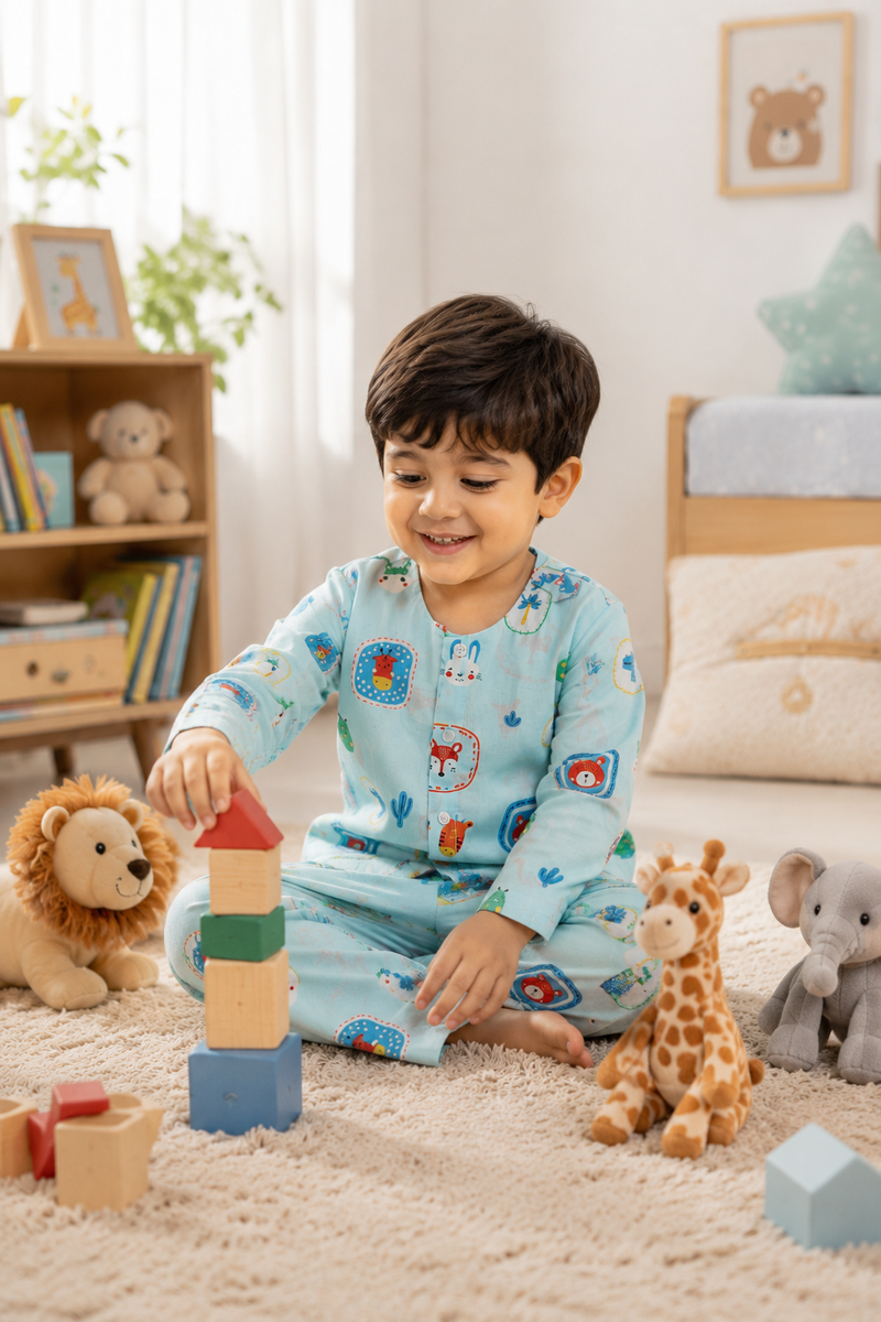 Picture This - 60s Count Premium 100% Cotton Poplin | Soft Unisex Set for Kids