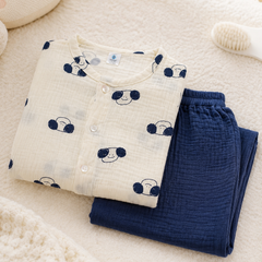Puppito| Premium Crinkled Double Layered Soft Unisex Muslin Set for New Born to 6 Years