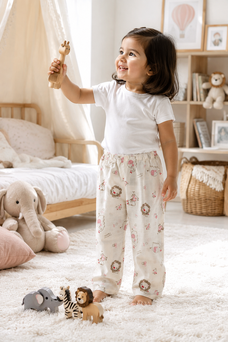 Unisex Pajama Pants | 120 GSM Checkered Muslin Fabric - Design 3