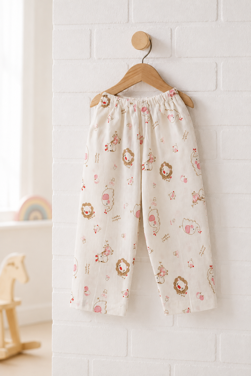 Unisex Pajama Pants | 120 GSM Checkered Muslin Fabric - Design 3