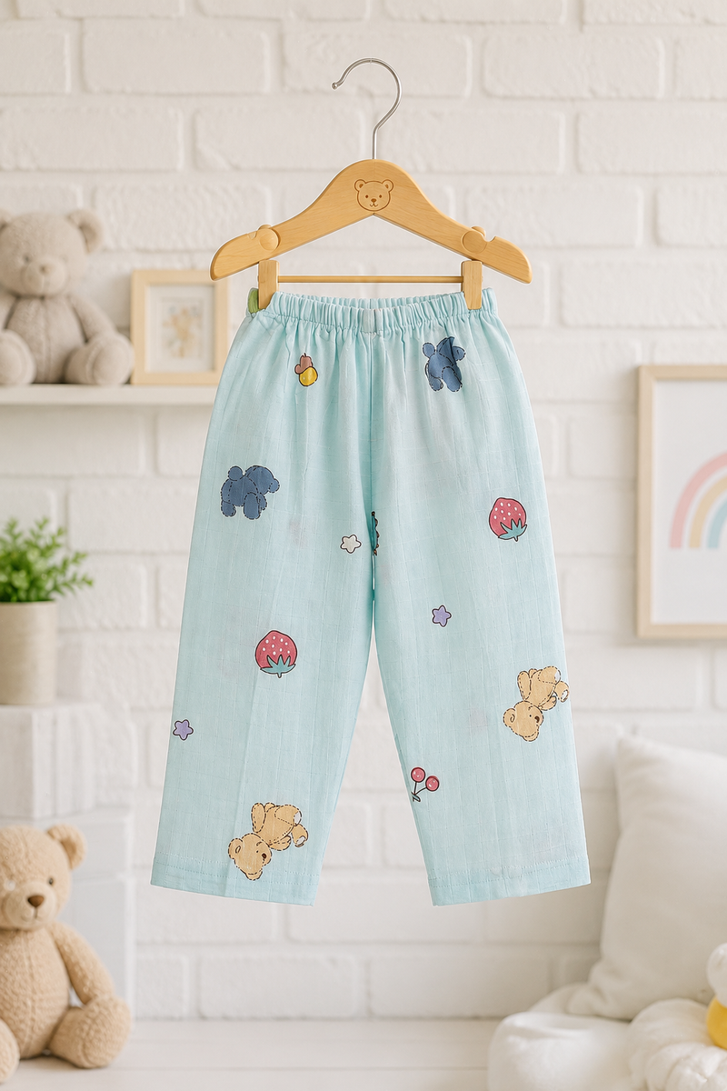 Unisex Pajama Pants | 120 GSM Checkered Muslin Fabric - Design 4