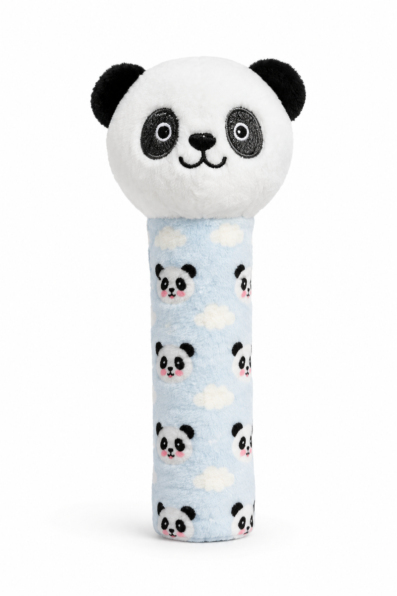 Panda - Soft Plush Rattle Toy for Kids | Premium High Quality