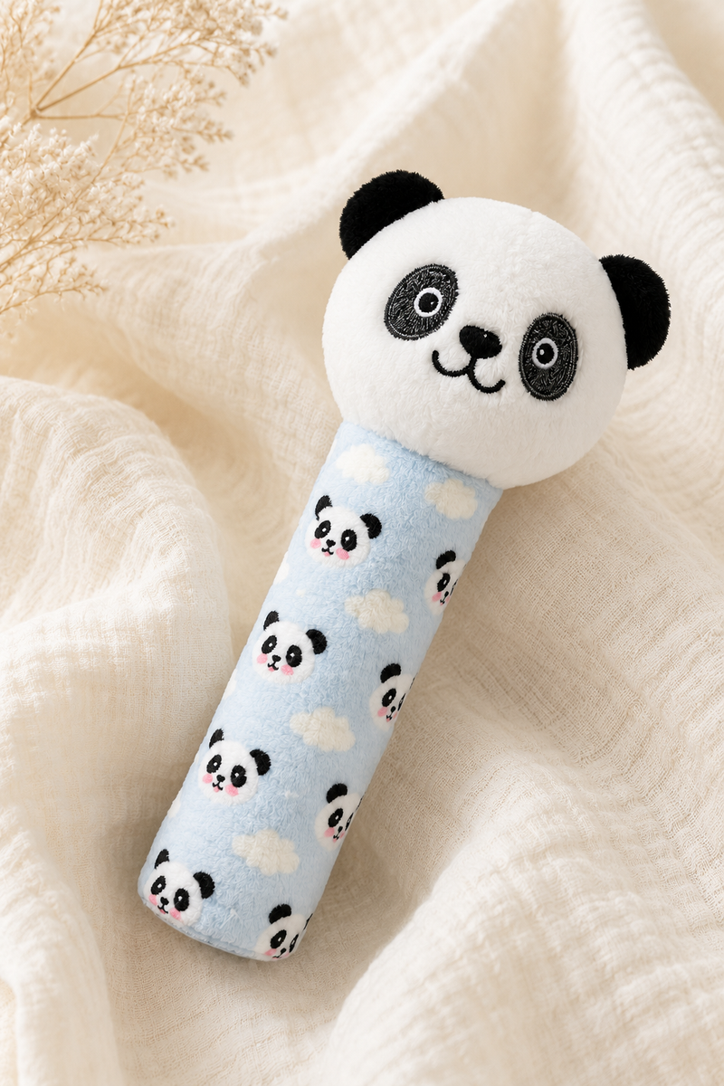 Panda - Soft Plush Rattle Toy for Kids | Premium High Quality