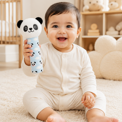 Panda - Soft Plush Rattle Toy for Kids | Premium High Quality