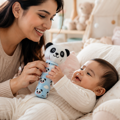 Panda - Soft Plush Rattle Toy for Kids | Premium High Quality