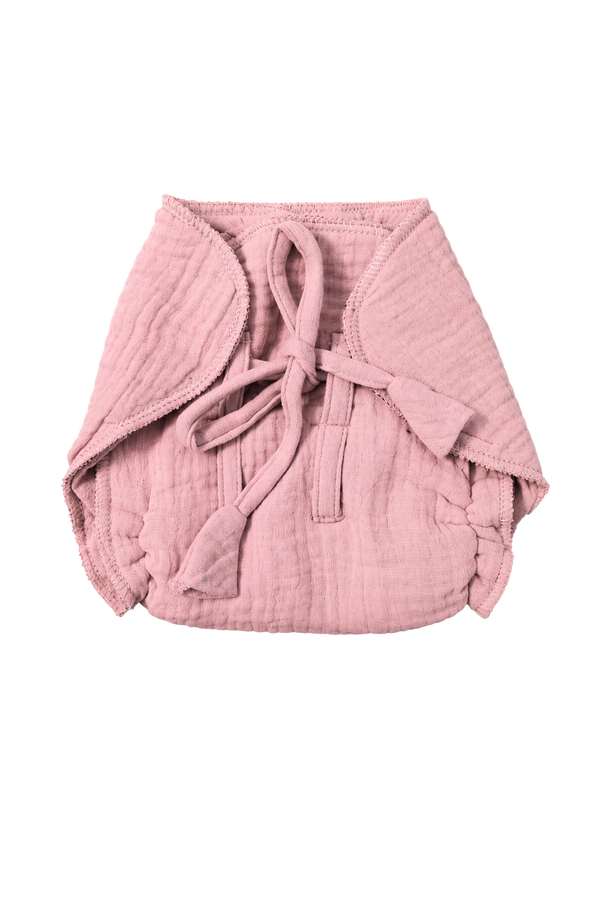 Pink Langot - 5 Layer Padded Muslin Baby Langots |Reusable| for Diaper Free Time