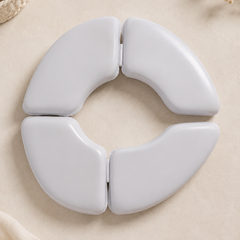 Compact Foldable Potty Chair - White