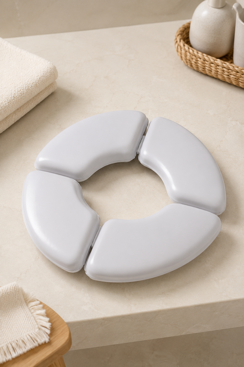 Compact Foldable Potty Chair - White
