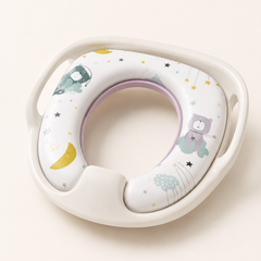 Cushioned Potty Seat with Handles - Gey Bear