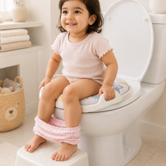 Cushioned Potty Seat with Handles - Gey Bear