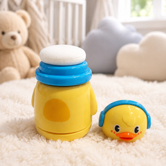 Baby Powder Puff | Baby Powder Puff With Box | Powder Puff With Box Holder Container | Powder Puff For Babies | Puff Powder Box - 1