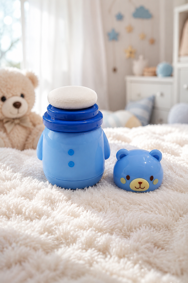 Baby Powder Puff | Baby Powder Puff With Box | Powder Puff With Box Holder Container | Powder Puff For Babies | Puff Powder Box - 6