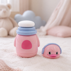 Baby Powder Puff | Baby Powder Puff With Box | Powder Puff With Box Holder Container | Powder Puff For Babies | Puff Powder Box - 2