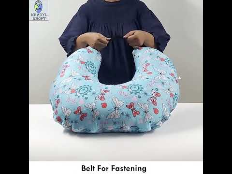 Blue Butterfly - Baby Feeding Pillow | Nursing Pillow | Breastfeeding Pillow