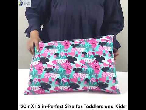 Panthera - Toddler Pillow with 100% Cotton Removable cover - 20 X 15 Inches | Children Pillows