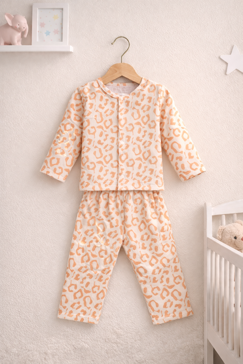 Pugmark| Premium Crinkled Double Layered Soft Unisex Muslin Set for New Born to 6 Years