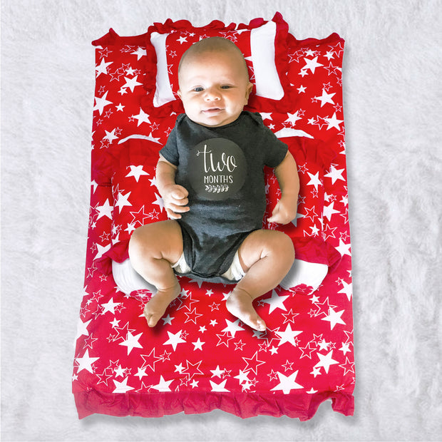 Born Star Red - Kradyl Kroft 4 Pc Bedding Set