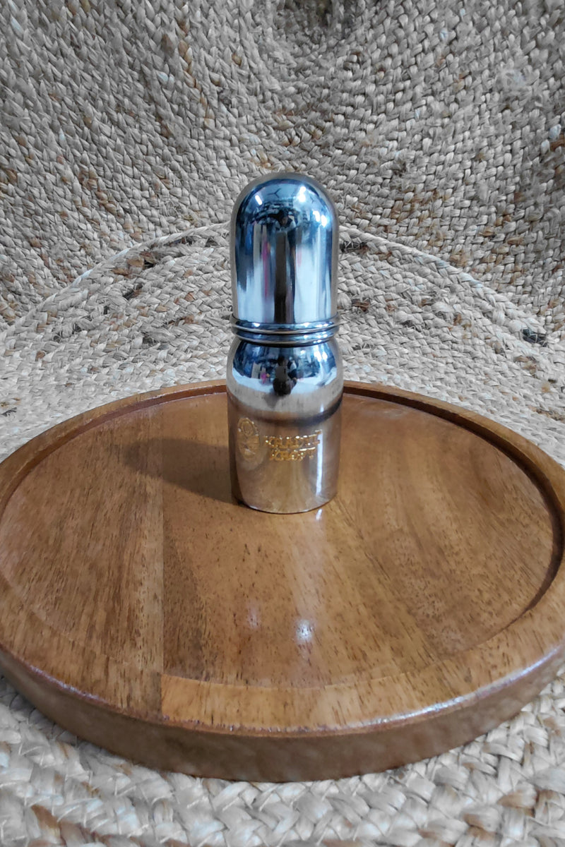 Kradyl Kroft Baby Steel Feeding Bottle 150ml | Baby Milk Bottle with Advanced Anti Colic Valve, BPA Free, Soft Silicone Teat, Wide Neck for Babies/Infants/Newborns of 0-2 Years