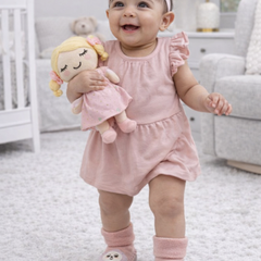 Pink Carrot- Baby Sock Shoes for Infants Babies - 6 to 18 Months