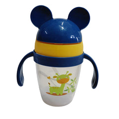 Kradyl Kroft BPA Free Straw Sipper Cup with Twin Handle and snap close Lid