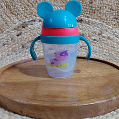 Kradyl Kroft BPA Free Straw Sipper Cup with Twin Handle and snap close Lid