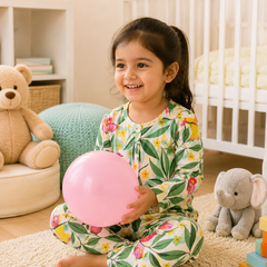Sweet Birds - 100% Cotton Lightweight Cambric Soft Unisex Muslin Set for New Born to 6 Years