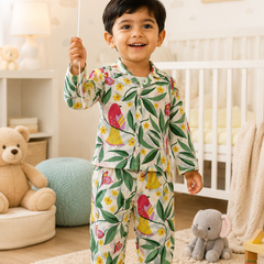 Sweet Birds - 100% Cotton Lightweight Cambric Soft Unisex Muslin Set for New Born to 6 Years