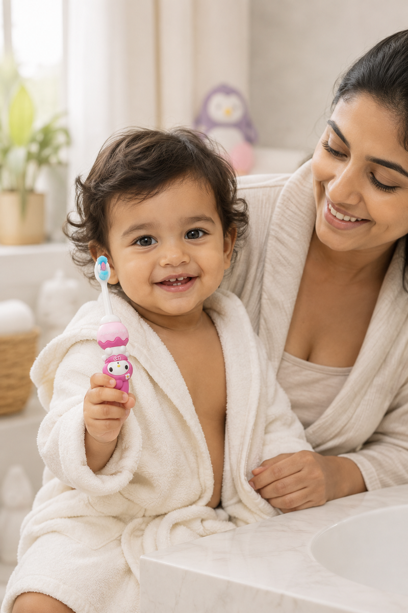 Animal Design Soft Tooth Brush for 2 to 6 Years - Design 10