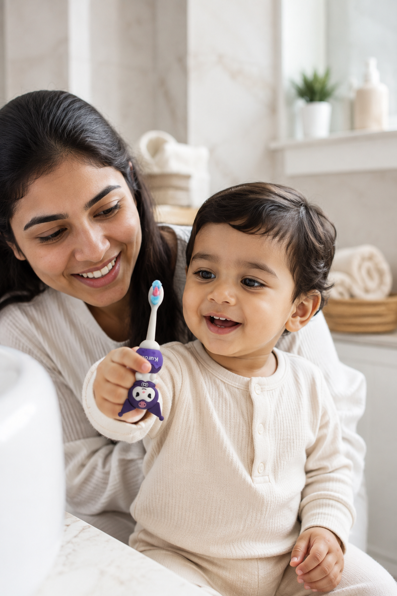 Animal Design Soft Tooth Brush for 2 to 6 Years - Design 11