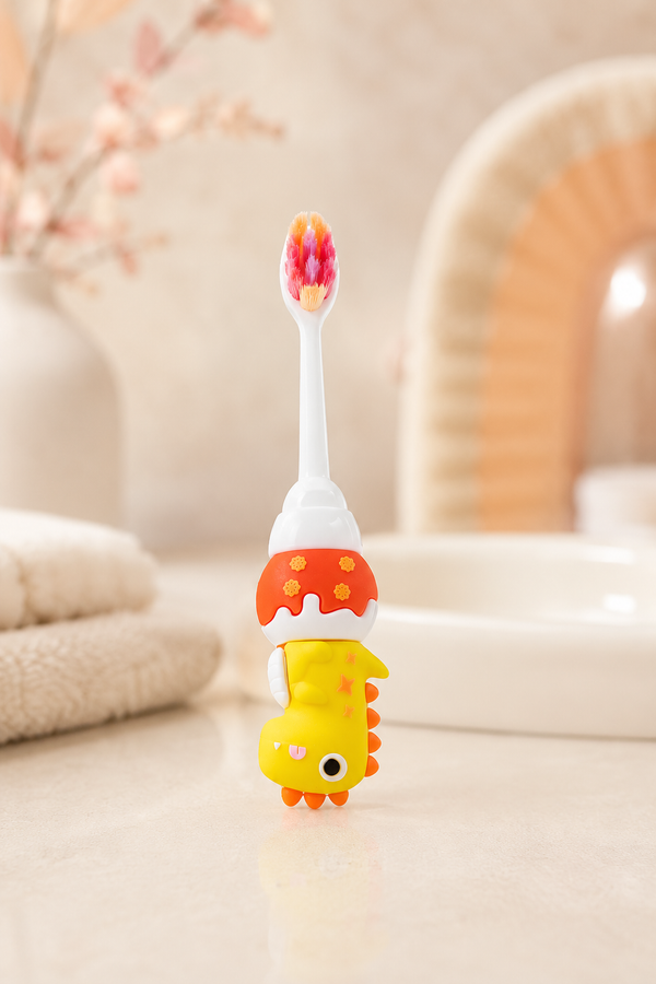 Animal Design Soft Tooth Brush for 2 to 6 Years - Design 13