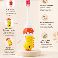Animal Design Soft Tooth Brush for 2 to 6 Years - Design 13