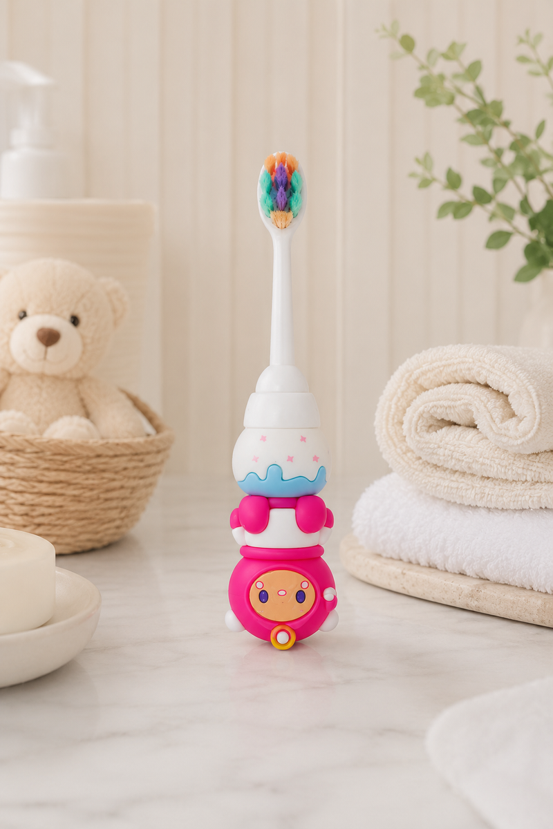 Animal Design Soft Tooth Brush for 2 to 6 Years - Design 15