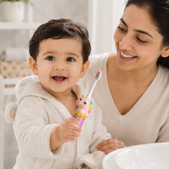 Animal Design Soft Tooth Brush for 2 to 6 Years - Design 6