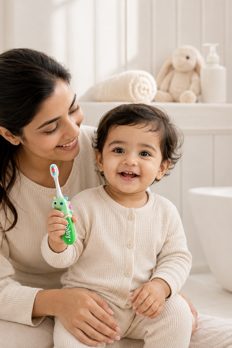 Animal Design Soft Tooth Brush for 2 to 6 Years - Design 7
