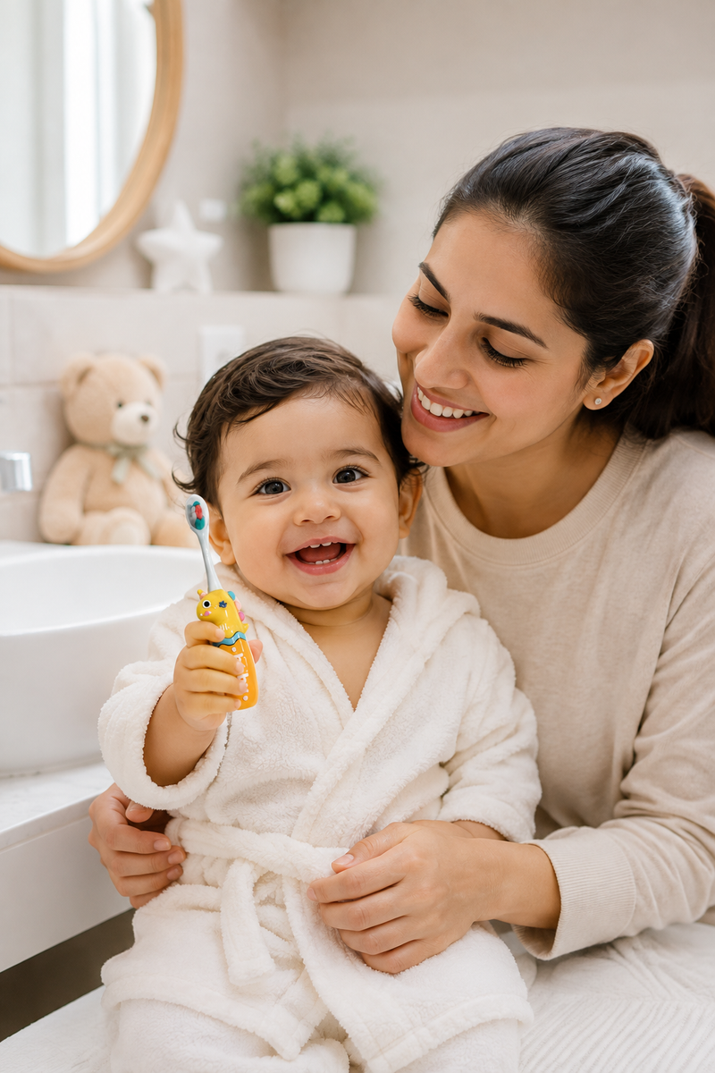 Animal Design Soft Tooth Brush for 2 to 6 Years - Design 5
