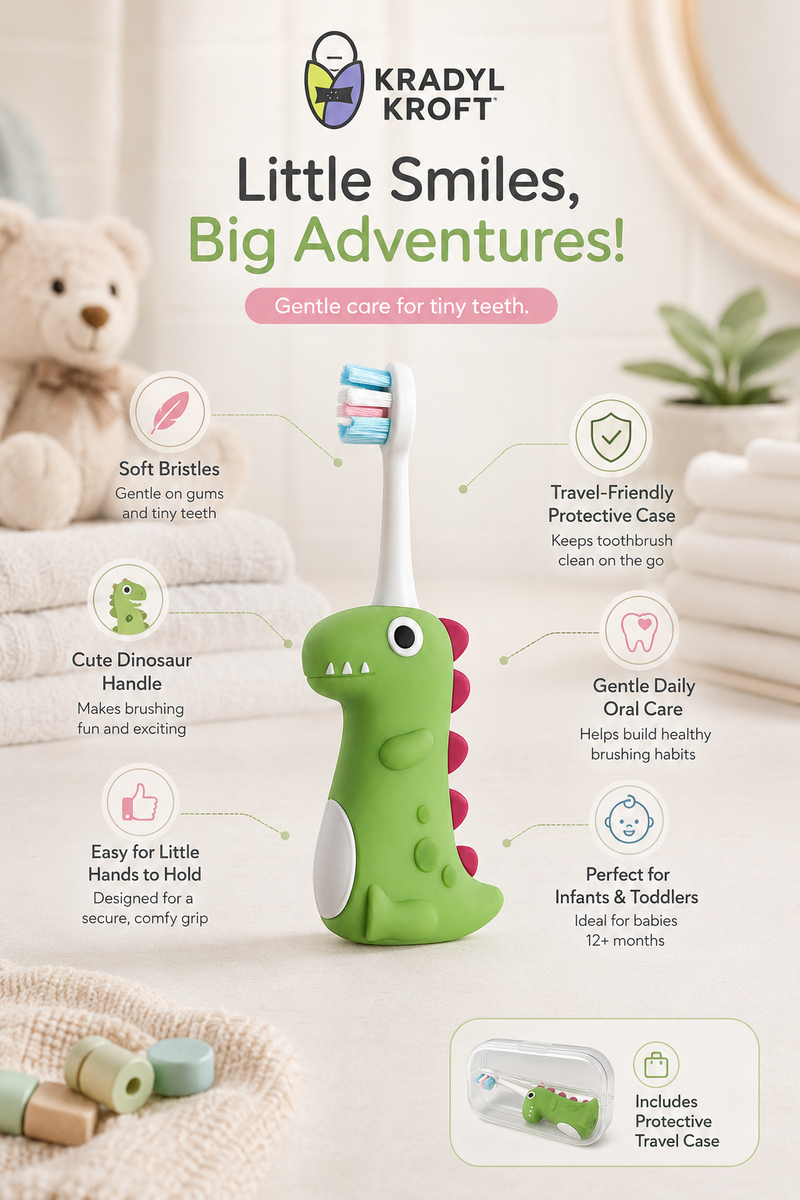 Animal Design Soft Tooth Brush for 2 to 6 Years - Design 2