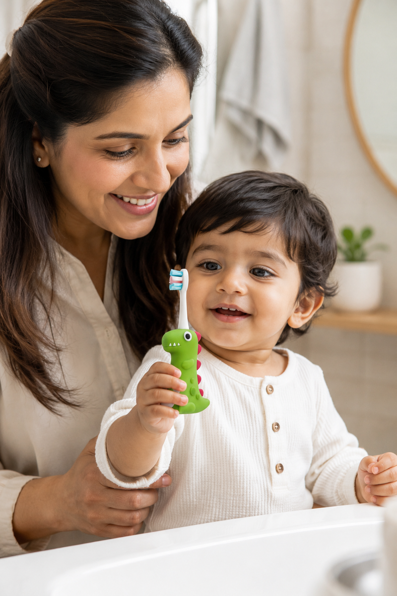 Animal Design Soft Tooth Brush for 2 to 6 Years - Design 2