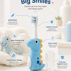 Animal Design Soft Tooth Brush for 2 to 6 Years - Design 1