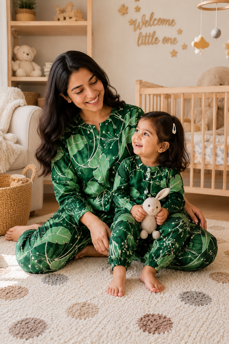 Tree of Life - Mom and Baby 100% Cotton Twinning Set