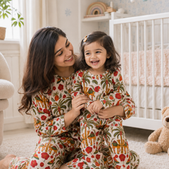 Secret Garden - Mom and Baby 100% Cotton Twinning Set