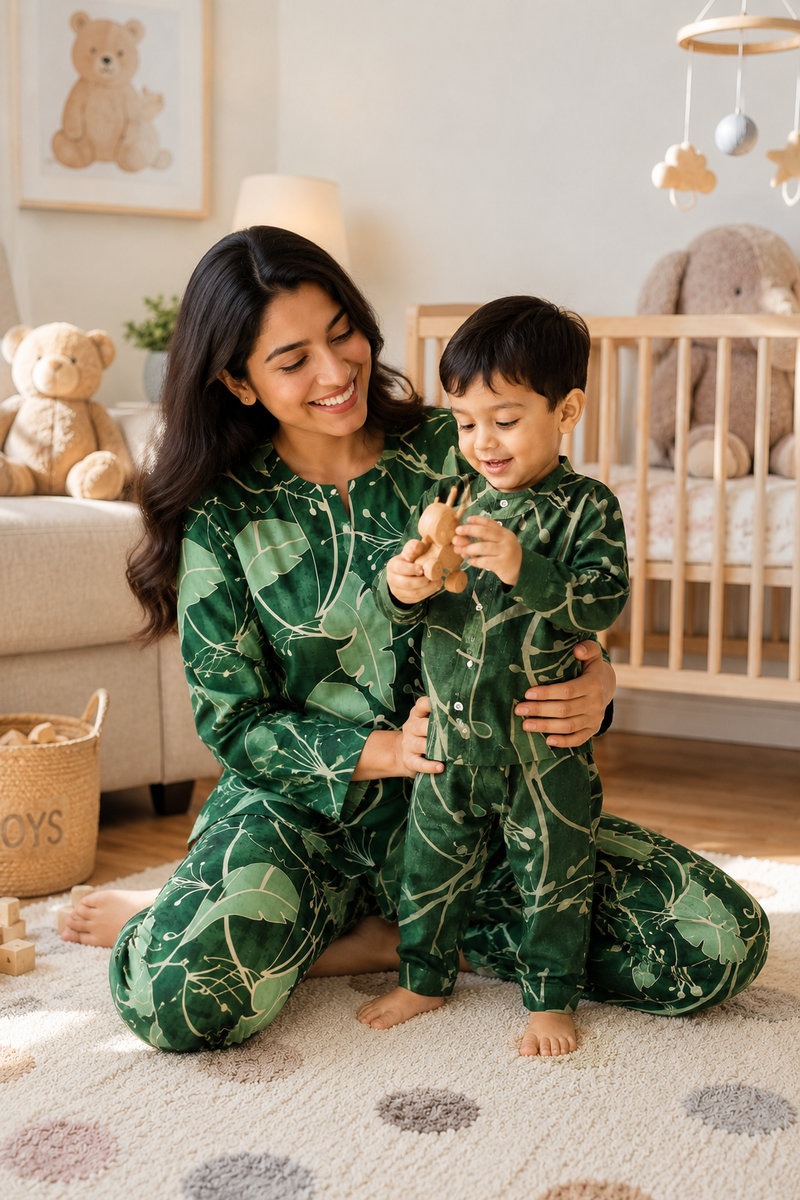 Tree of Life - Mom and Baby 100% Cotton Twinning Set