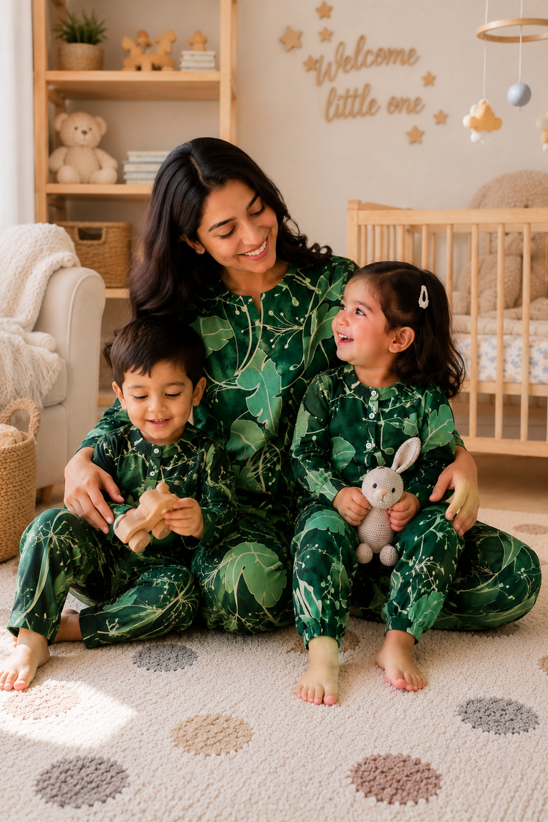 Tree of Life - Mom and Baby 100% Cotton Twinning Set