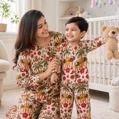 Secret Garden - Mom and Baby 100% Cotton Twinning Set