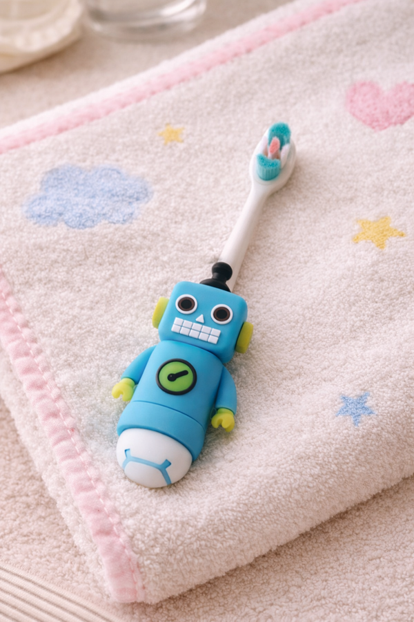 Animal Design Soft Tooth Brush for 2 to 6 Years - Robot