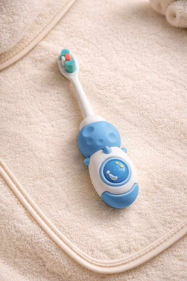 Animal Design Soft Tooth Brush for 2 to 6 Years - Blue Star