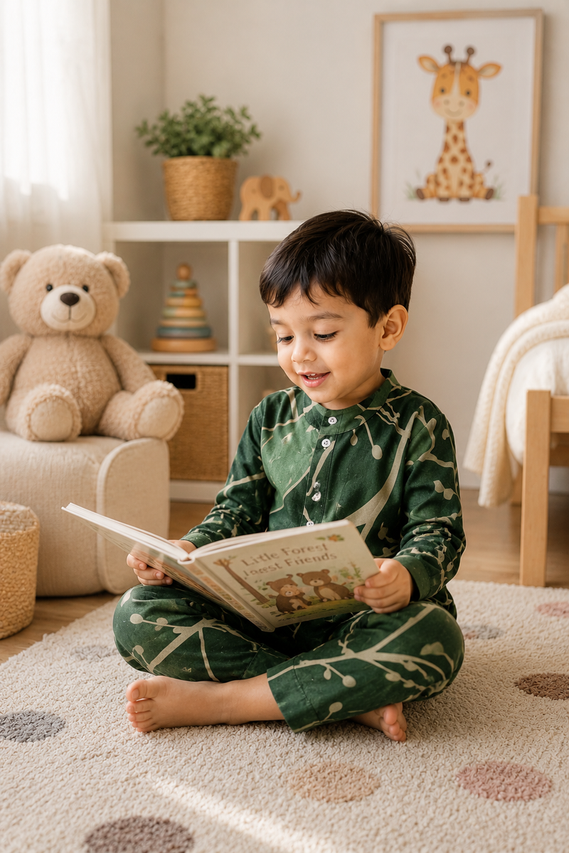 Tree Of Life - 100% Cotton Lightweight Cambric Soft Unisex Muslin Set for New Born to 6 Years
