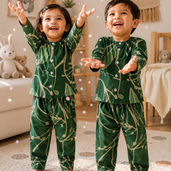 Tree Of Life - 100% Cotton Lightweight Cambric Soft Unisex Muslin Set for New Born to 6 Years