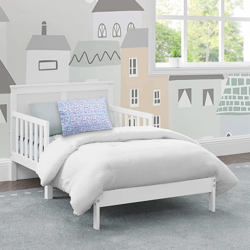 Unicorn Rainbow - Toddler Pillow with 100% Cotton Removable cover - 20 X 15 Inches | Children Pillows