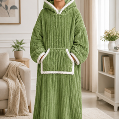 Green Plush - KK × Coozly Coozlies™ – Plush Wearable Blanket for Kids | The Cozy Hug They Can Wear